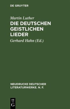Cover Die deutschen geistlichen Lieder (eBook, PDF)