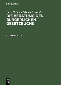 Cover Sachenrecht IV (eBook, PDF)