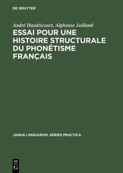 Cover Essai pour une histoire structurale du phonétisme français (eBook, PDF)