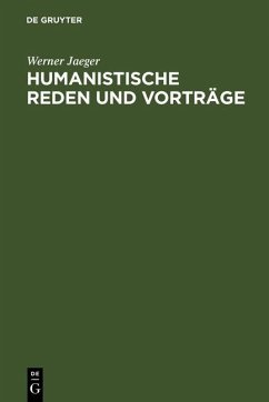 Humanistische Reden und Vorträge (eBook, PDF) - Jaeger, Werner