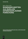 Runeninschriften als Quellen interdisziplinärer Forschung (eBook, PDF)