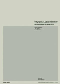 Zugversuche an Mauerwerkswänden aus Backstein und Kalksandstein mit Murfor-Lagerfugenbewehrung (eBook, PDF) - Guggisberg, R.; Pralong; Thürlimann