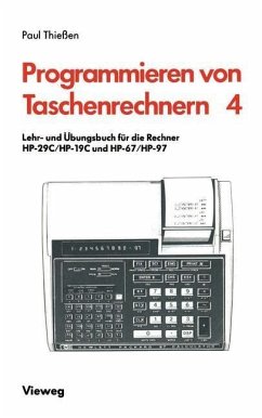 Lehr- und Übungsbuch für die Rechner HP-29C/HP-19C und HP-67/HP-97 (eBook, PDF) - Thießen, Paul A.