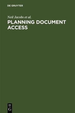 Planning Document Access (eBook, PDF) - Jacobs, Neil; Morris, Anne; Woodfield, Julie; Davies, Eric; McKnight, Cliff