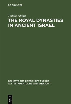 Cover The Royal Dynasties in Ancient Israel (eBook, PDF)