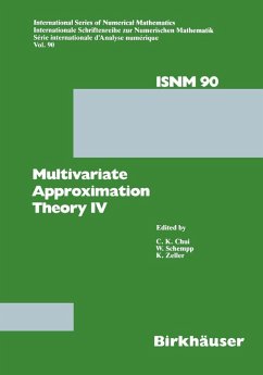 Multivariate Approximation Theory IV (eBook, PDF) - Chui; Schemp; Zeller