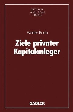 Cover Ziele privater Kapitalanleger (eBook, PDF)