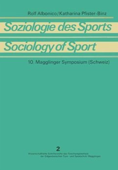 Cover Soziologie des Sports / Sociology of Sport (eBook, PDF)