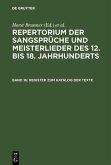 Register zum Katalog der Texte (eBook, PDF)