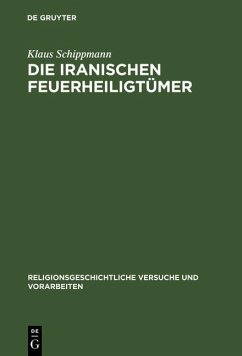 Cover Die iranischen Feuerheiligtümer (eBook, PDF)