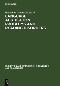 Language acquisition problems and reading disorders (eBook, PDF) Language acquisition problems and reading disorders (eBook, PDF)