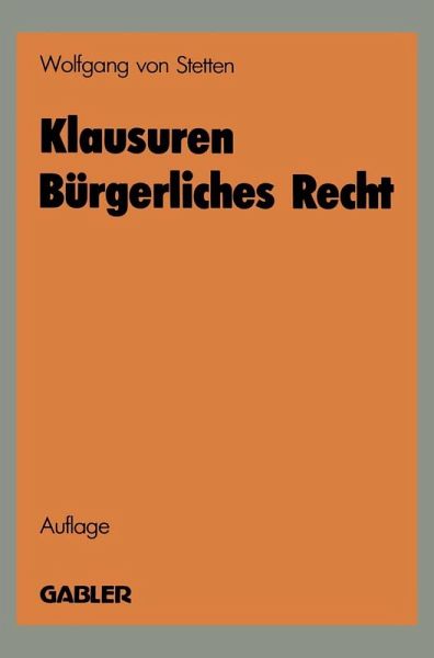 Klausuren Bürgerliches Recht (eBook, PDF) Klausuren Bürgerliches Recht (eBook, PDF)