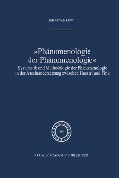 Phänomenologie der Phänomenologie (eBook, PDF) - Luft, Sebastian