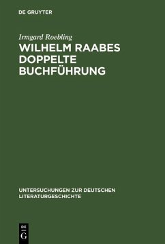 Cover Wilhelm Raabes doppelte Buchführung (eBook, PDF)