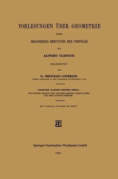 Vorlesungen über Geometrie unter Besonderer Benutzung der Vorträge (eBook, PDF) Cover Vorlesungen über Geometrie unter Besonderer Benutzung der Vorträge (eBook, PDF)