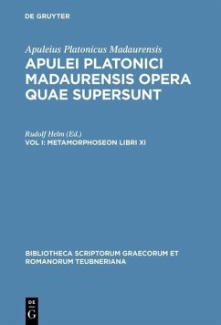 Apulei Platonici Madaurensis opera quae supersunt Volume 1 (eBook, PDF) - Madaurensis, Apuleius Platonicus