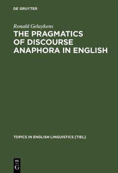 Cover The Pragmatics of Discourse Anaphora in English (eBook, PDF)