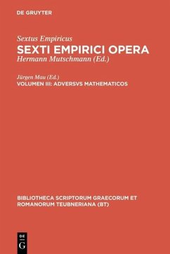 Adversus mathematicos (eBook, PDF) - Empiricus, Sextus