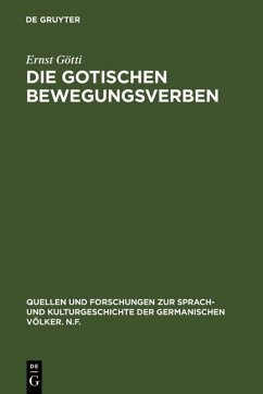 Cover Die gotischen Bewegungsverben (eBook, PDF)