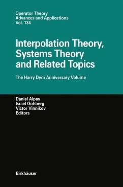Interpolation Theory, Systems Theory and Related Topics (eBook, PDF)