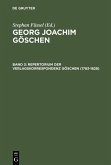 Repertorium der Verlagskorrespondenz Göschen (1783-1828) (eBook, PDF)
