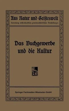 Cover Das Buchgewerbe und die Kultur (eBook, PDF)