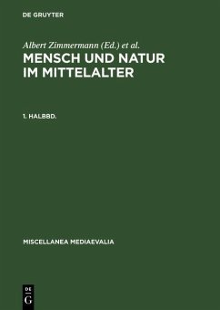 Cover Mensch und Natur im Mittelalter. 1. Halbbd (eBook, PDF)