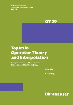 Topics in Operator Theory and Interpolation (eBook, PDF) - Gohberg, I.
