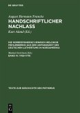 August Hermann Francke: Handschriftlicher Nachlass. Die Korrespondenz Heinrich Melchior Mühlenbergs aus der Anfangszeit des deutschen Luthertums in Nordamerika 1769 -1776 (eBook, PDF)