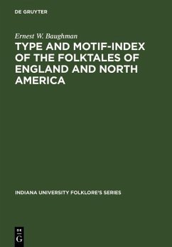 Cover Type and Motif-Index of the Folktales of England and North America (eBook, PDF)