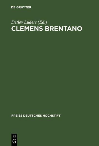 Clemens Brentano (eBook, PDF) Clemens Brentano (eBook, PDF)