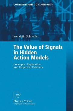 Cover The Value of Signals in Hidden Action Models (eBook, PDF)