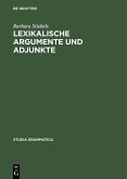 Lexikalische Argumente und Adjunkte (eBook, PDF)