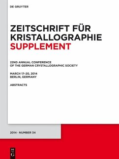 Cover 22nd Annual Conference of the German Crystallographic Society. March 2014, Berlin, Germany (eBook, ePUB)