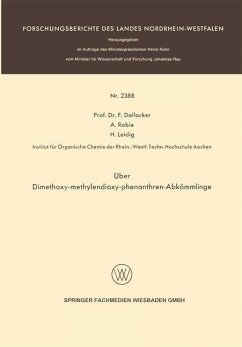 Cover Über Dimethoxy-methylendioxy-phenanthren-Abkömmlinge (eBook, PDF)