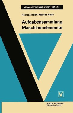 Aufgabensammlung Maschinenelemente (eBook, PDF) - Roloff, Hermann