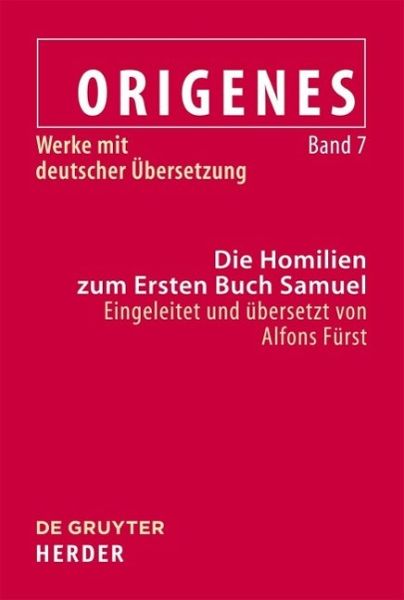 Die Homilien zum Ersten Buch Samuel (eBook, ePUB)