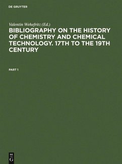 Cover Bibliography on the History of Chemistry and Chemical Technology. 17th to the 19th Century (eBook, PDF)