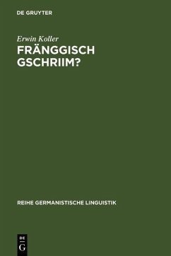 Fränggisch gschriim? (eBook, PDF) - Koller, Erwin