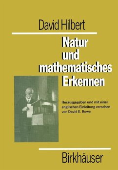 David Hilbert Natur und mathematisches Erkennen (eBook, PDF)