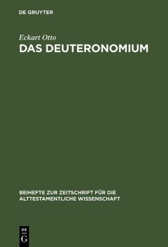 Das Deuteronomium (eBook, PDF) - Otto, Eckart