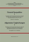 General Inequalities 1 / Allgemeine Ungleichungen 1 (eBook, PDF)