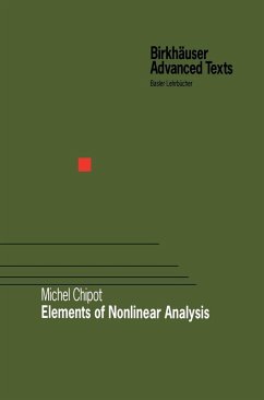 Elements of Nonlinear Analysis (eBook, PDF) - Chipot, Michel