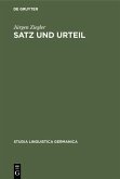 Satz und Urteil (eBook, PDF)