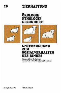 Untersuchung zum Sozialverhalten des Rindes (eBook, PDF) - Reinhardt