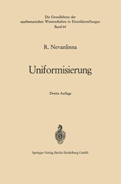 Uniformisierung (eBook, PDF) - Nevanlinna, Rolf