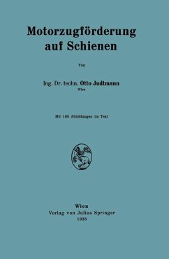 Motorzugförderung auf Schienen (eBook, PDF) - Judtmann, Otto