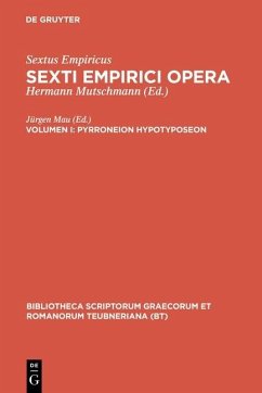 Pyrroneion hypotyposeon - Libros tres continens (eBook, PDF) - Empiricus, Sextus