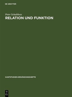 Relation und Funktion (eBook, PDF) - Schulthess, Peter