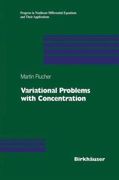 Variational Problems with Concentration (eBook, PDF) - Bach, Martin F.